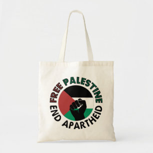 Vrij Palestina einde Apartheid Palestijnse vlag Tote Bag