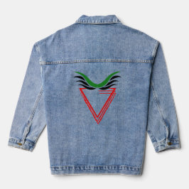 Vrij Palestina Einde Apartheid Vlag Denim Jacket