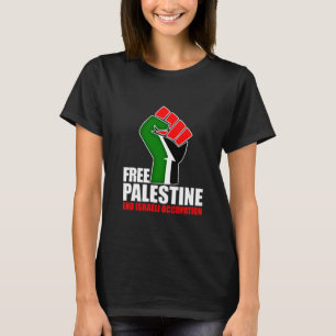 Vrij Palestina einde Israëlische bezetting, T-shirt
