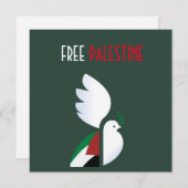 Vrij Palestina Feestdagenkaart (Voorkant / Achterkant)