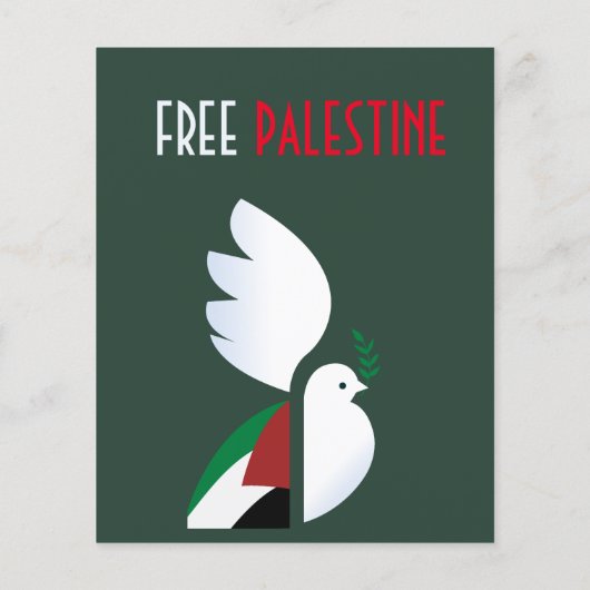 Vrij Palestina Flyer (Achterkant)