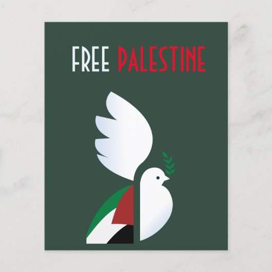 Vrij Palestina Flyer (Voorkant)