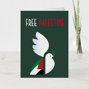 Vrij Palestina Folie Wenskaart
