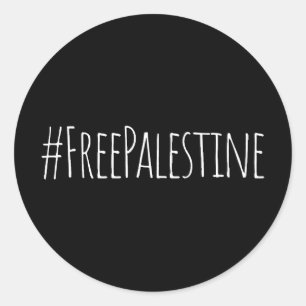 Vrij Palestina   #FreePalestine   Vrij Gaza Ronde Sticker
