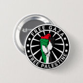 Vrij Palestina Gaza Palestijnse Vrijheid Ronde Button 5,7 Cm (Voorkant /achterkant)