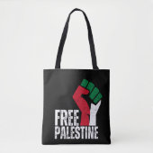 Vrij Palestina Gazavlag - Vrijheid voor Palestijne Tote Bag (Voorkant)