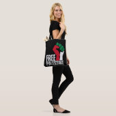 Vrij Palestina Gazavlag - Vrijheid voor Palestijne Tote Bag (Op model)