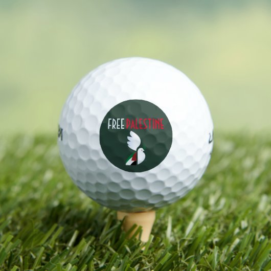 Vrij Palestina Golfballen (Insitu Shirt)