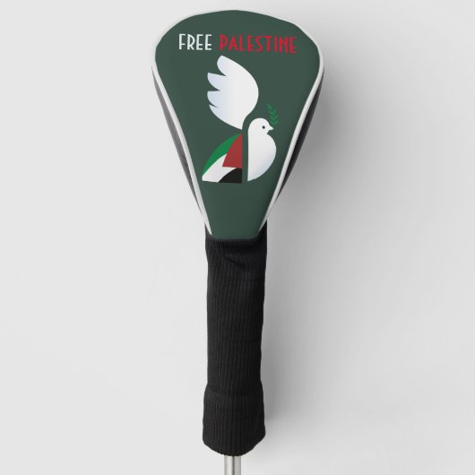 Vrij Palestina Golfheadcover (Voorkant)