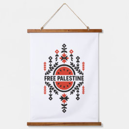 Vrij Palestina Hangend Wandkleed