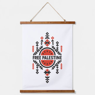 Vrij Palestina Hangend Wandkleed