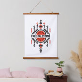 Vrij Palestina Hangend Wandkleed (Slaapkamer)
