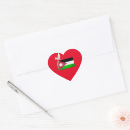 Vrij Palestina Hart Sticker
