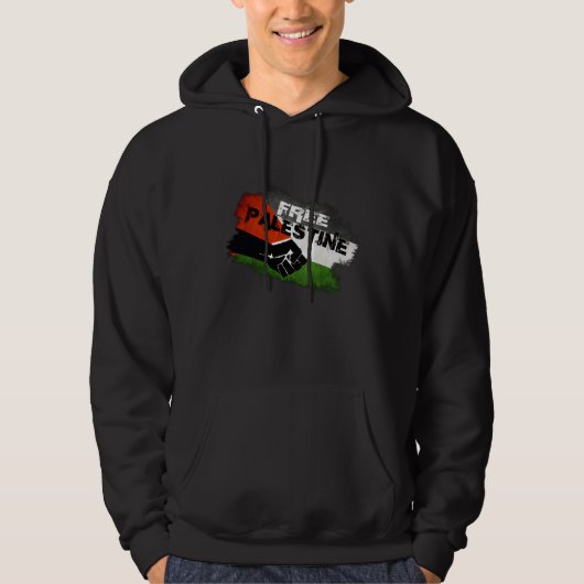 Vrij Palestina Hoodie (Voorkant)