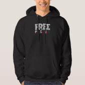 Vrij Palestina Hoodie (Voorkant)