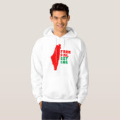 Vrij Palestina Hoodie (Voorkant volledig)