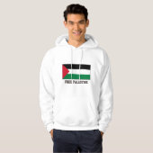 Vrij Palestina Hoodie (Voorkant volledig)