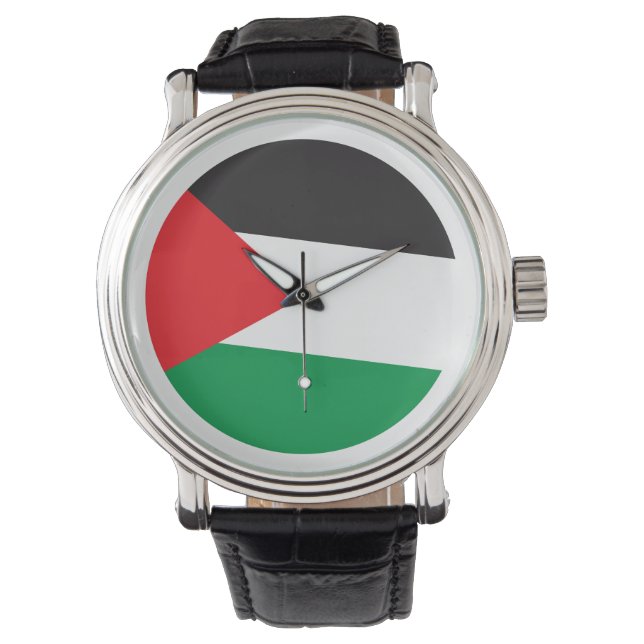 Vrij Palestina Horloge (Voorkant)