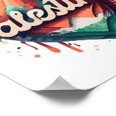 Vrij Palestina, ik sta achter Palestina, steun Pal Poster (Hoek)