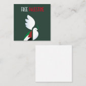 Vrij Palestina Informatiekaartje (Voorkant / Achterkant)