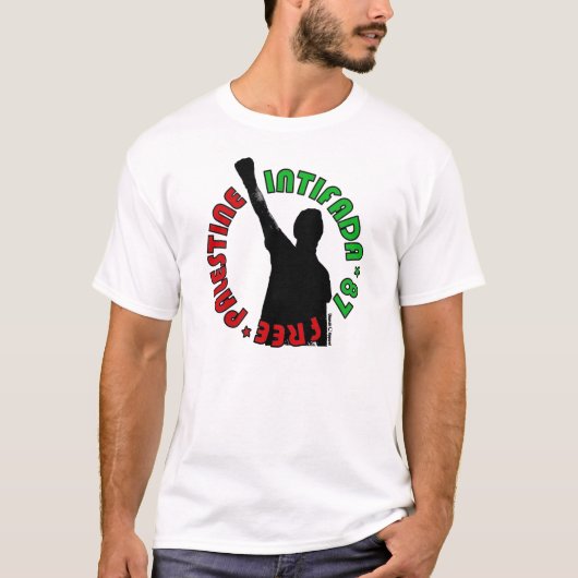 Vrij Palestina Intifada T-shirt (Voorkant)