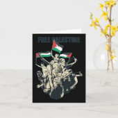 Vrij Palestina Kaart (Gele Bloem)
