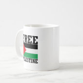 Vrij Palestina Koffiemok (Voorkant links)