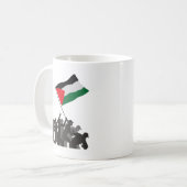 Vrij Palestina Koffiemok (Voorkant links)