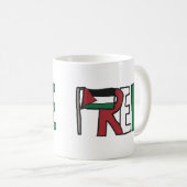 Vrij Palestina Koffiemok (Voorkant rechts)