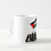 Vrij Palestina Koffiemok (Voorkant links)