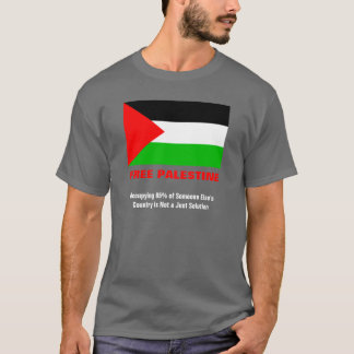 Vrij Palestina - Koolsteengrijs T-Shirt