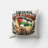 Vrij Palestina Kussen (Achterkant)