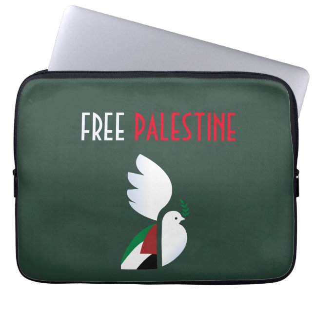 Vrij Palestina Laptop Sleeve (Voorkant)