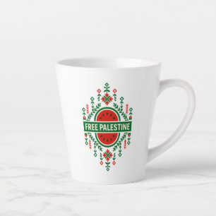 Vrij Palestina Latte Mok
