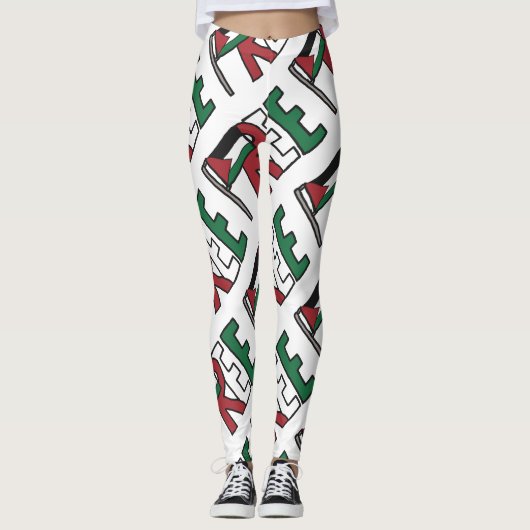 Vrij Palestina Leggings (Voorkant)