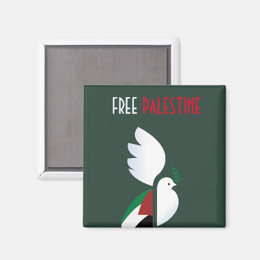 Vrij Palestina Magneet (Voorkant / Achterkant)