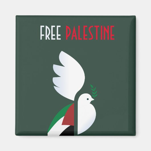 Vrij Palestina Magneet (Voorkant)