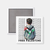Vrij Palestina Magneet (Voorkant / Achterkant)
