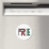 Vrij Palestina Magneet (Insitu (Vaatwasser))