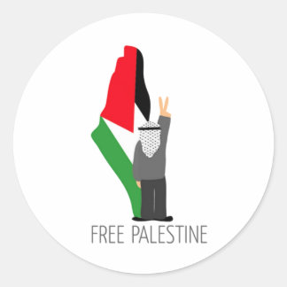 Vrij Palestina met recht op terugkeer Ronde Sticker