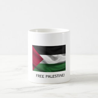 VRIJ PALESTINA MET VLAG KOFFIEMOK