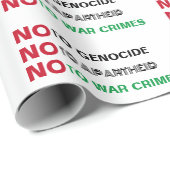 VRIJ PALESTINA NIET TEGEN GENOCIDE APARTHEID OORLO CADEAUPAPIER (Rol Hoek)