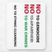 VRIJ PALESTINA NIET TEGEN GENOCIDE APARTHEID OORLO MUISMAT (Voorkant)