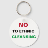 VRIJ PALESTINA NIET TEGEN GENOCIDE APARTHEID OORLO SLEUTELHANGER (Achterkant)