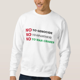 VRIJ PALESTINA NIET TEGEN GENOCIDE APARTHEID OORLO TRUI