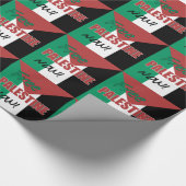 Vrij Palestina nu Palestijnse vlag Cadeaupapier (Hoek)