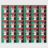 Vrij Palestina nu Palestijnse vlag Cadeaupapier (Vlak)
