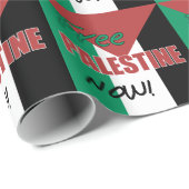Vrij Palestina nu Palestijnse vlag Cadeaupapier (Rol Hoek)