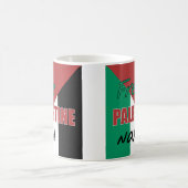 Vrij Palestina nu Palestijnse vlag Koffiemok (Center)