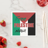 Vrij Palestina nu Palestijnse vlag Servetten (Insitu)